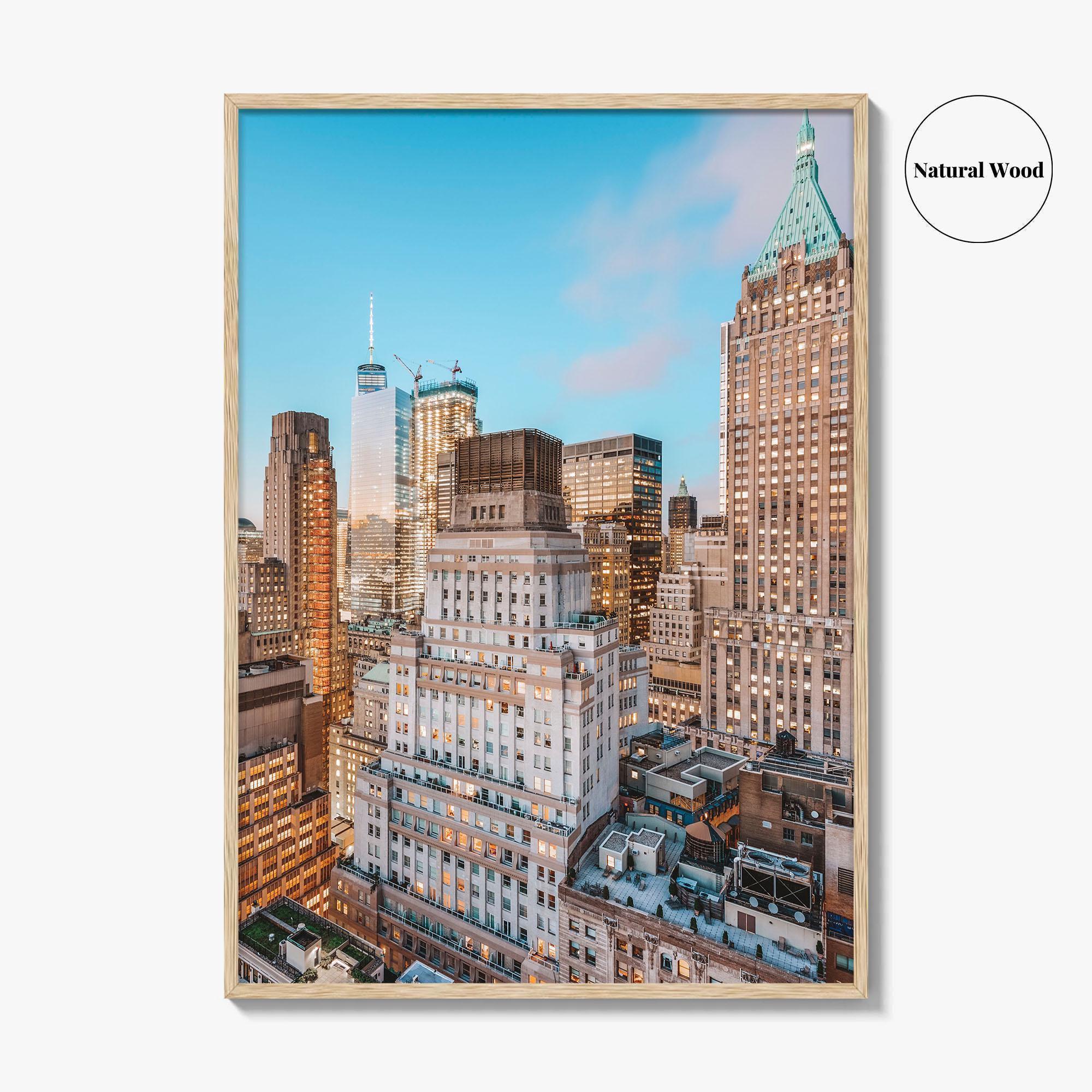 Wall Street Fine Art Photo Print, New York City NYC, Financial District Poster