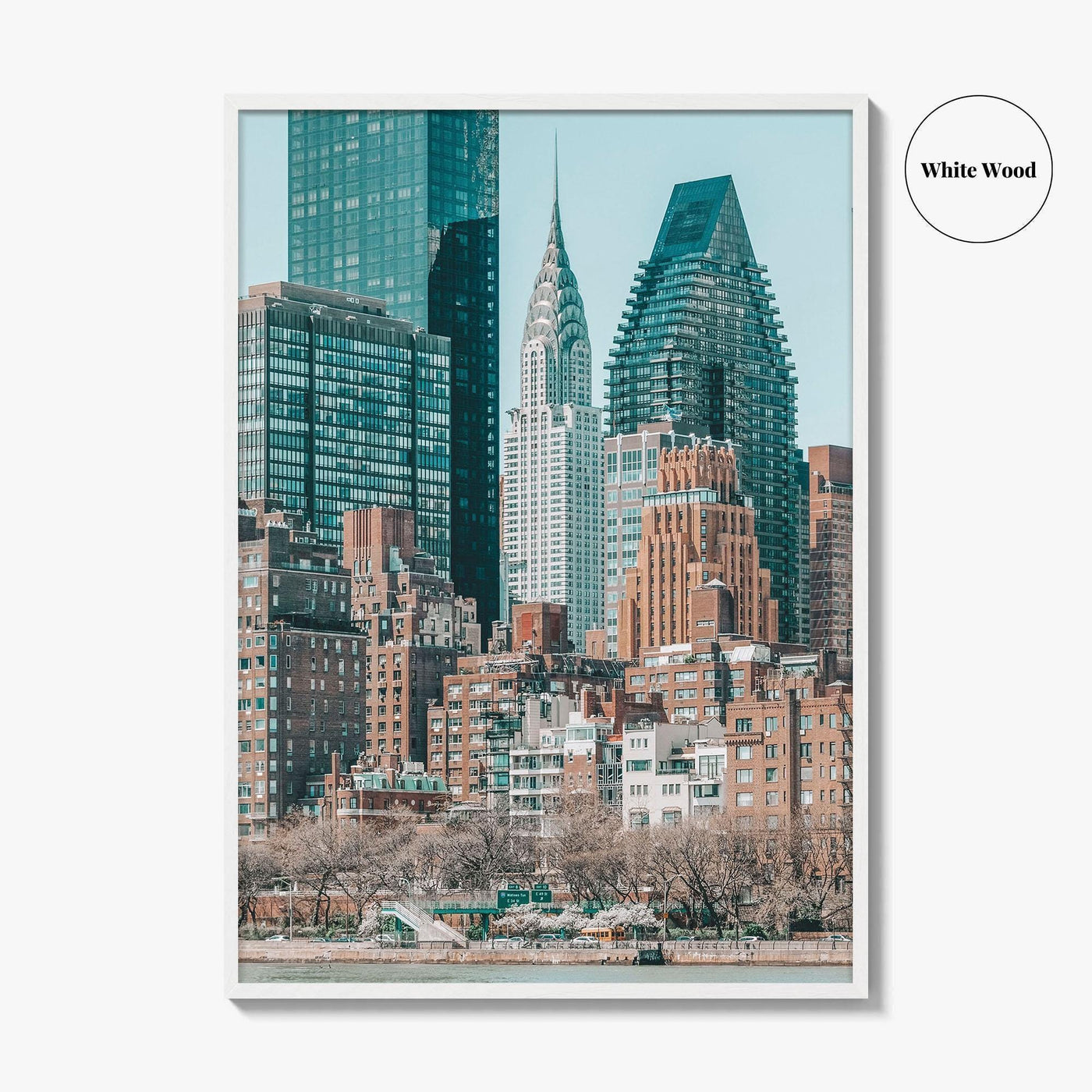 Roosevelt Island Skyline Fine Art Photo Print, Manhattan, East River, NYC Poster, New York