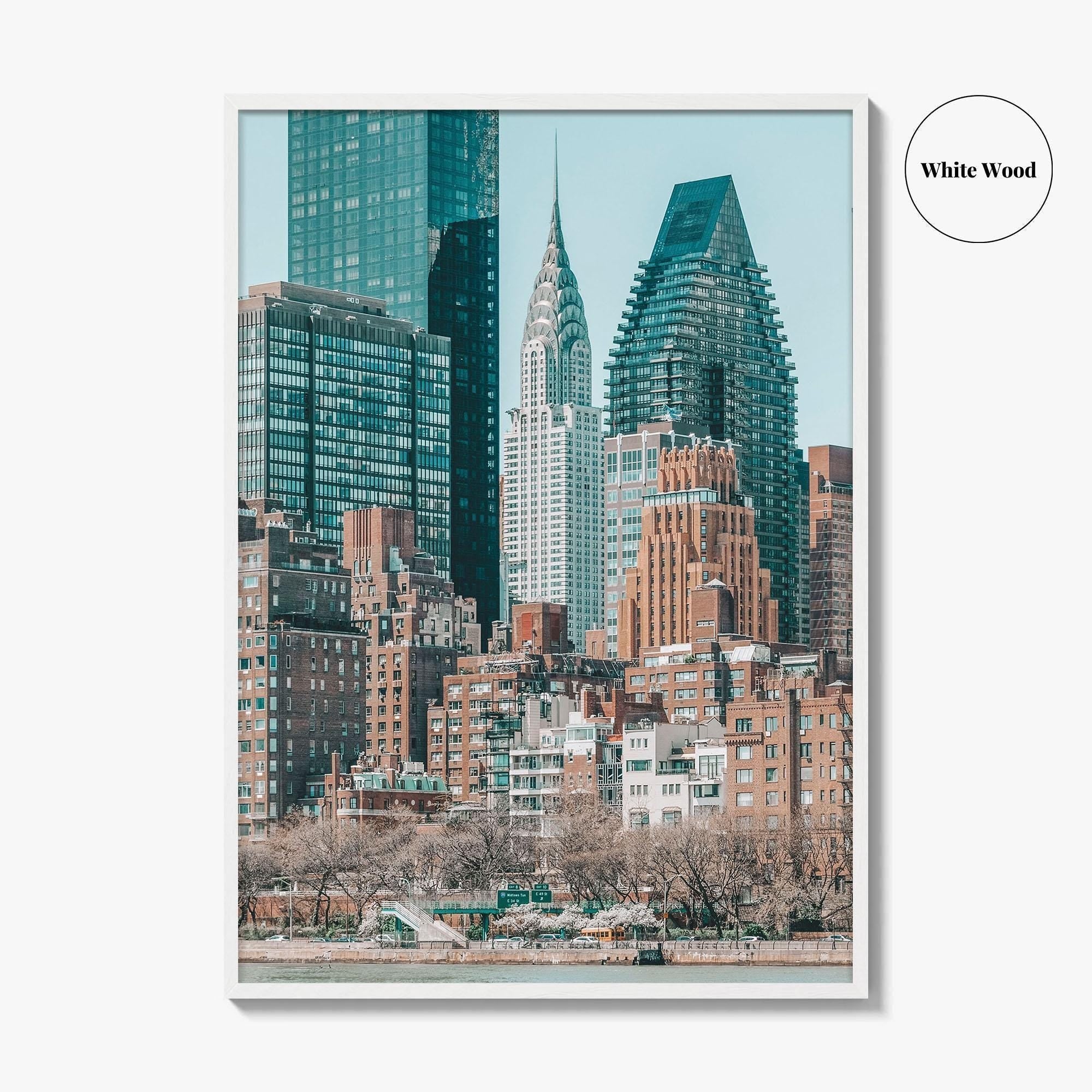 Roosevelt Island Skyline Fine Art Photo Print, Manhattan, East River, NYC Poster, New York