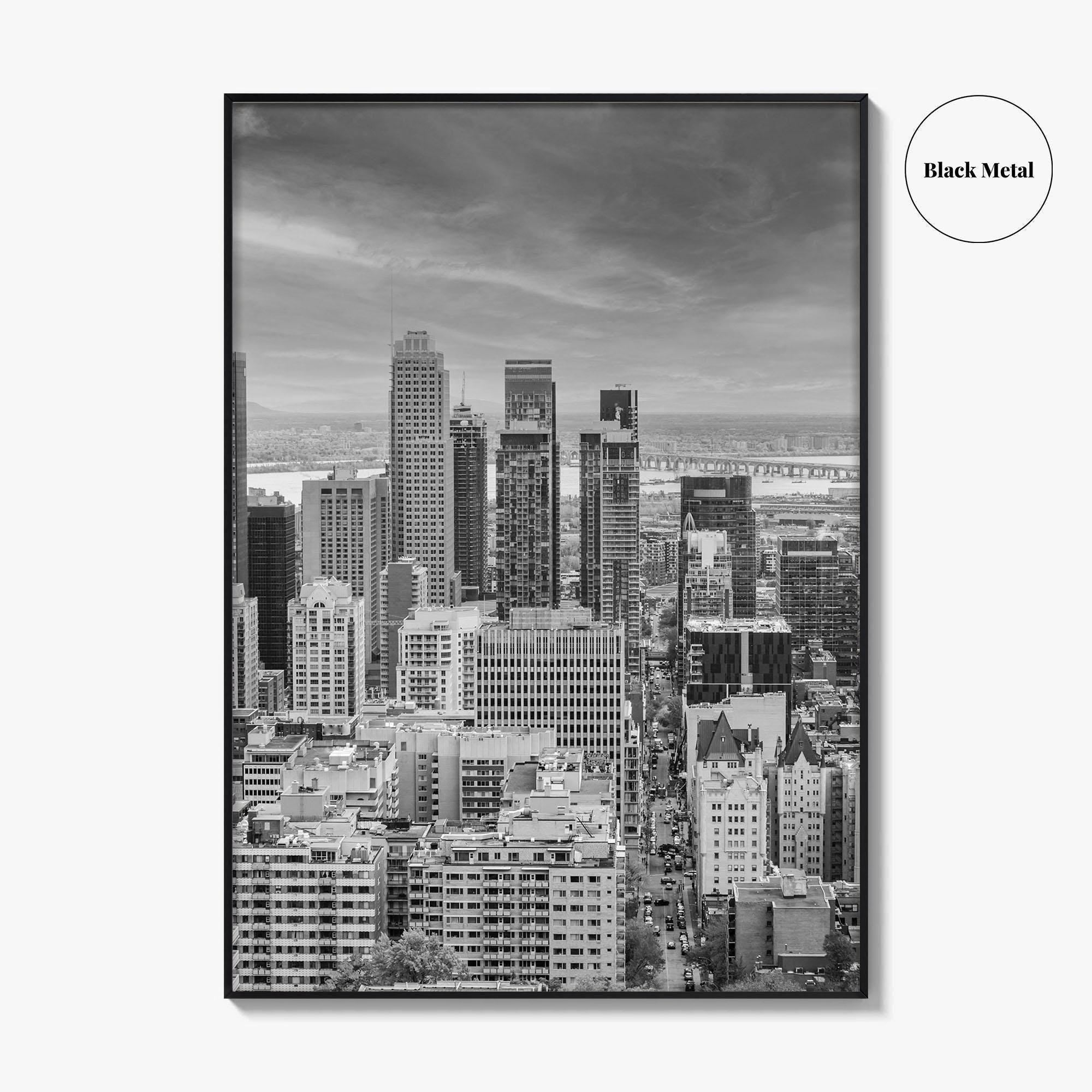 Montreal Black and White Fine Art Photo Print, Quebec Canada, Montréal Poster