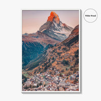 Zermatt Fine Art Photo Print, Matterhorn, Switzerland Wall Decor Poster, Swiss Alps Valais