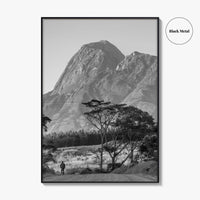 Mulanje Massif Malawi Black and White Fine Art Photo Print, Mount Mulanje, Sapitwa Peak
