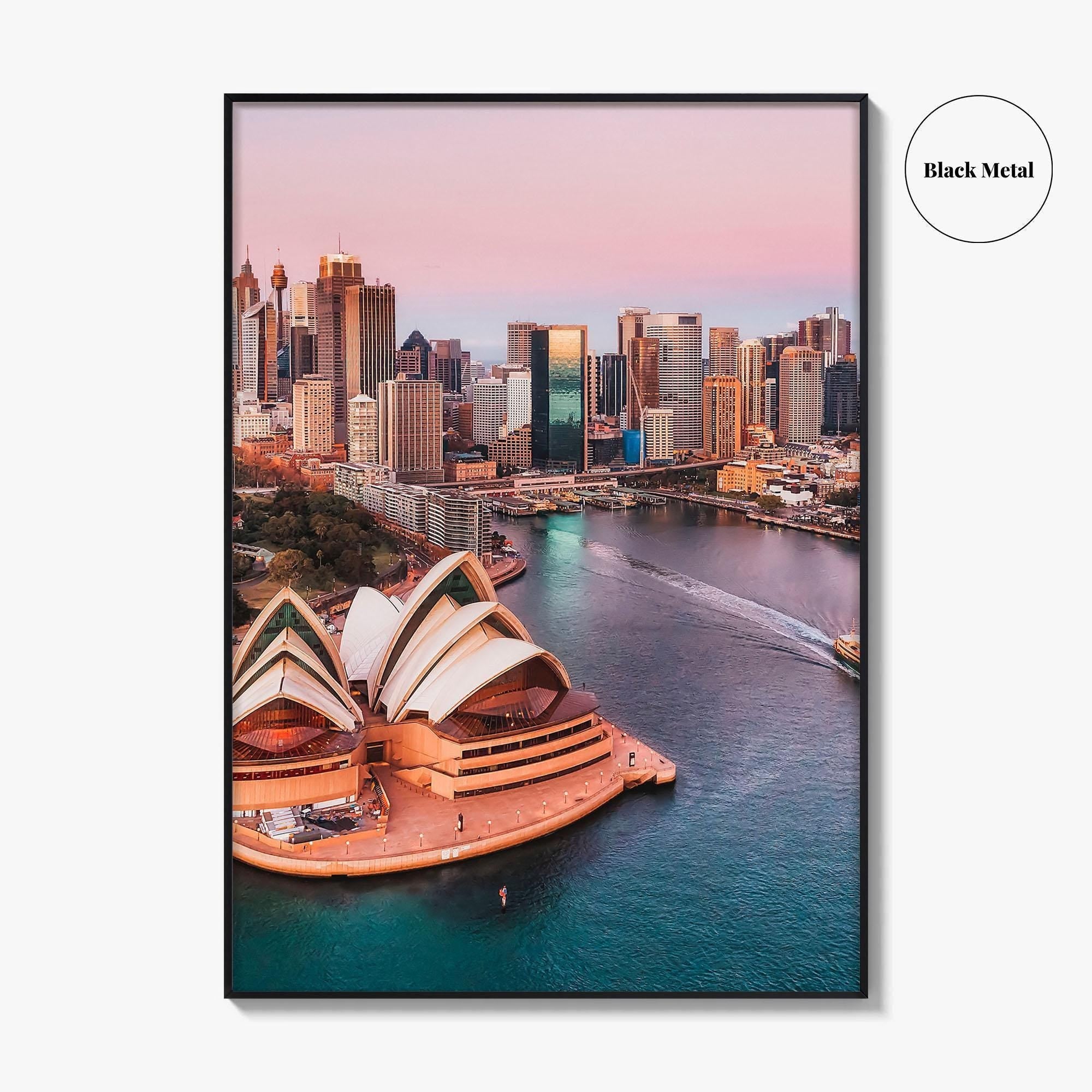 Sydney Skyline Fine Art Photo Print, Opera House, Harbour Bridge, Australia, Poster