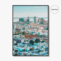 San Francisco Skyline Fine Art Photo Print, Corona Heights Park, California Wall Poster