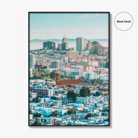 San Francisco Skyline Fine Art Photo Print, Corona Heights Park, California Wall Poster