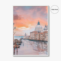 Venice Skyline Fine Art Photo Print, Venezia Italy Wall Decor Poster