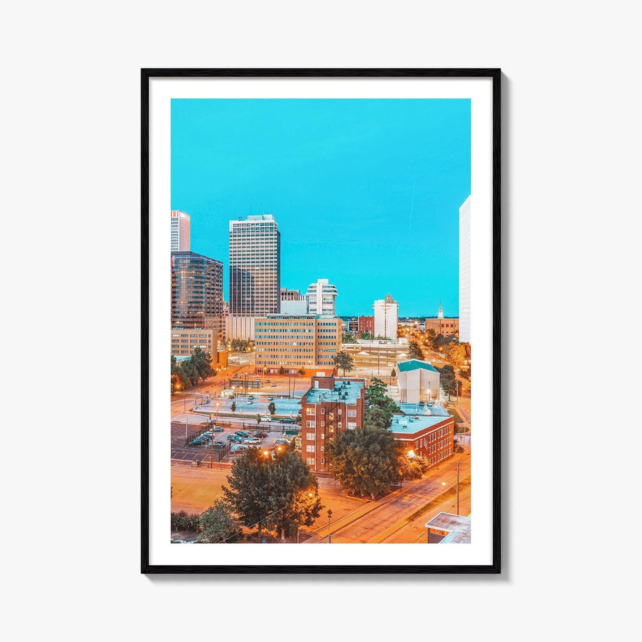 Tulsa Skyline Fine Art Photo Print, Downtown, Oklahoma, USA, Wall Poster