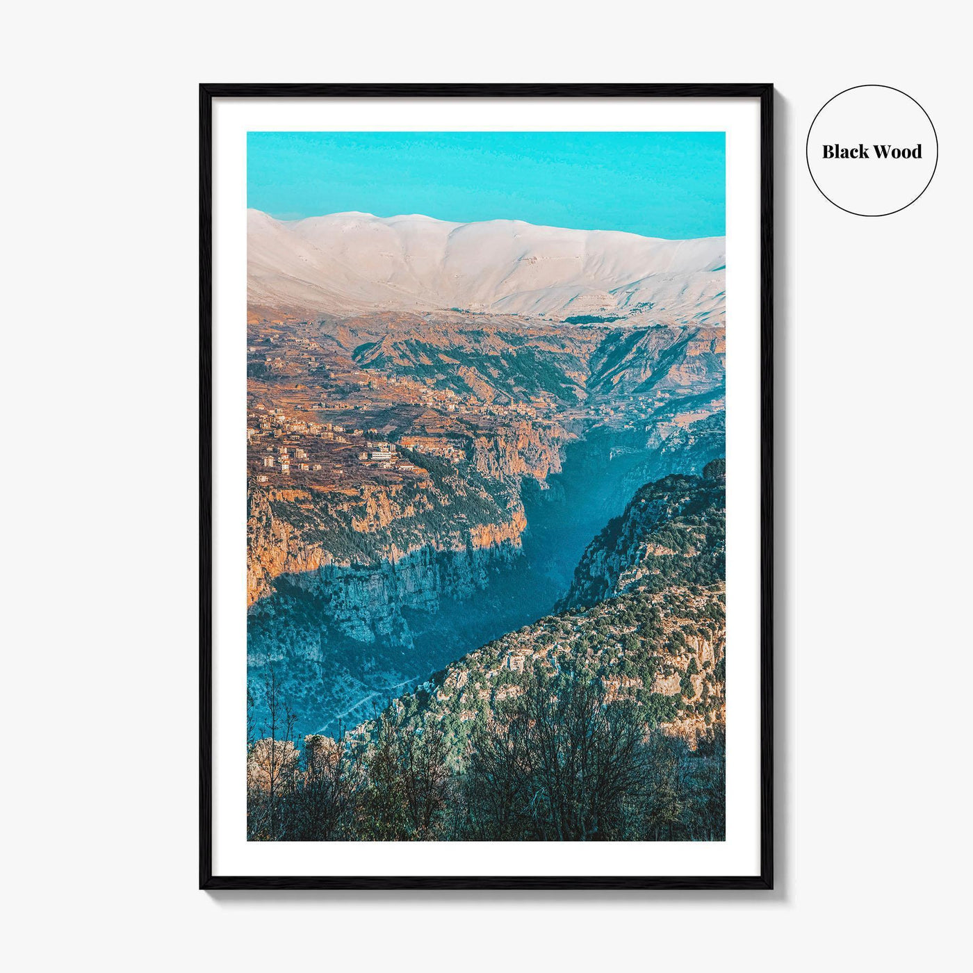 Kadisha Valley Fine Art Photo Print, Bsharri Lebanon Wall Poster, UNESCO World Heritage