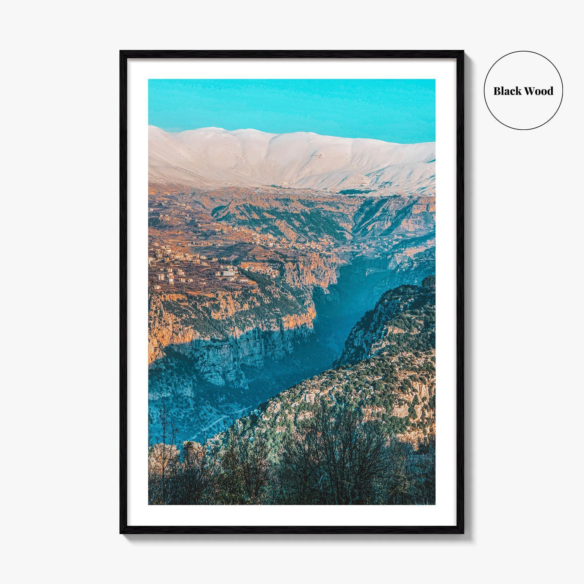 Kadisha Valley Fine Art Photo Print, Bsharri Lebanon Wall Poster, UNESCO World Heritage