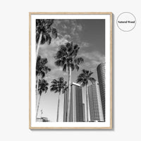 Tampa Skyline Black and White Fine Art Photo Print, Florida, USA, Poster