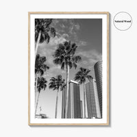 Tampa Skyline Black and White Fine Art Photo Print, Florida, USA, Poster