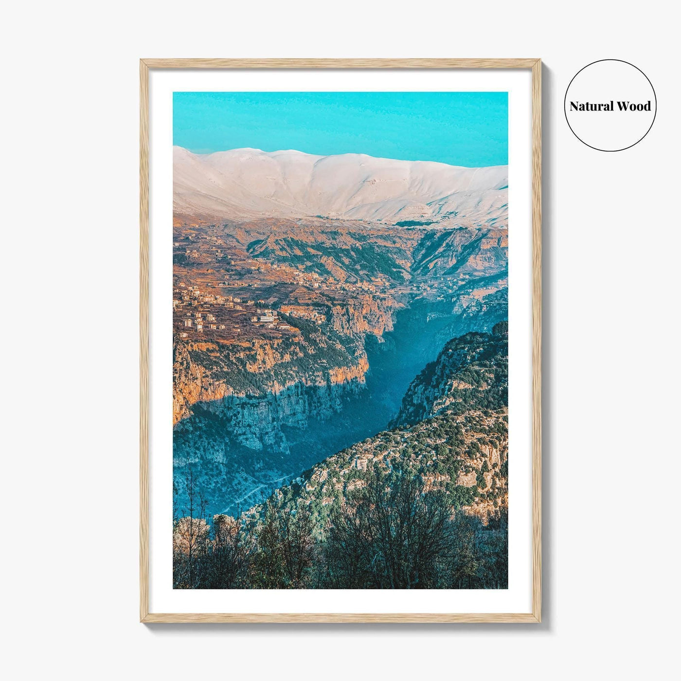 Kadisha Valley Fine Art Photo Print, Bsharri Lebanon Wall Poster, UNESCO World Heritage