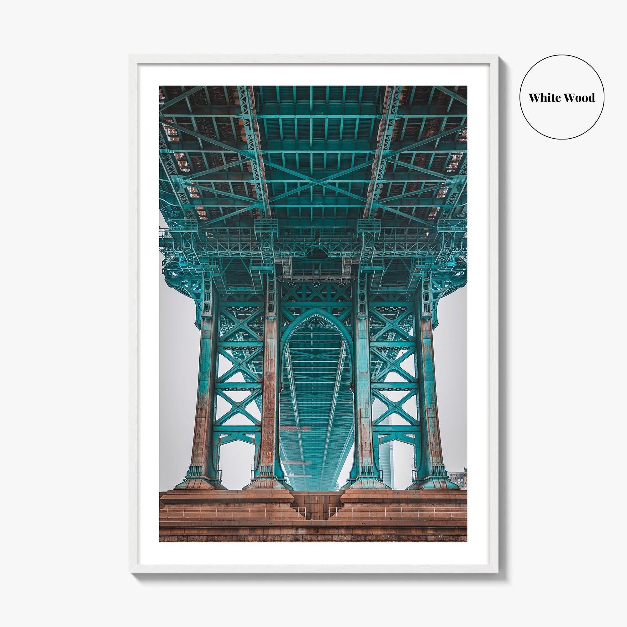 Williamsburg Bridge Brooklyn New York City Fine Art Photo Print, NYC, Wall Poster