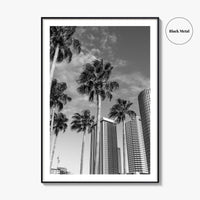 Tampa Skyline Black and White Fine Art Photo Print, Florida, USA, Poster