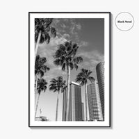 Tampa Skyline Black and White Fine Art Photo Print, Florida, USA, Poster