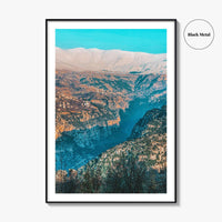 Kadisha Valley Fine Art Photo Print, Bsharri Lebanon Wall Poster, UNESCO World Heritage