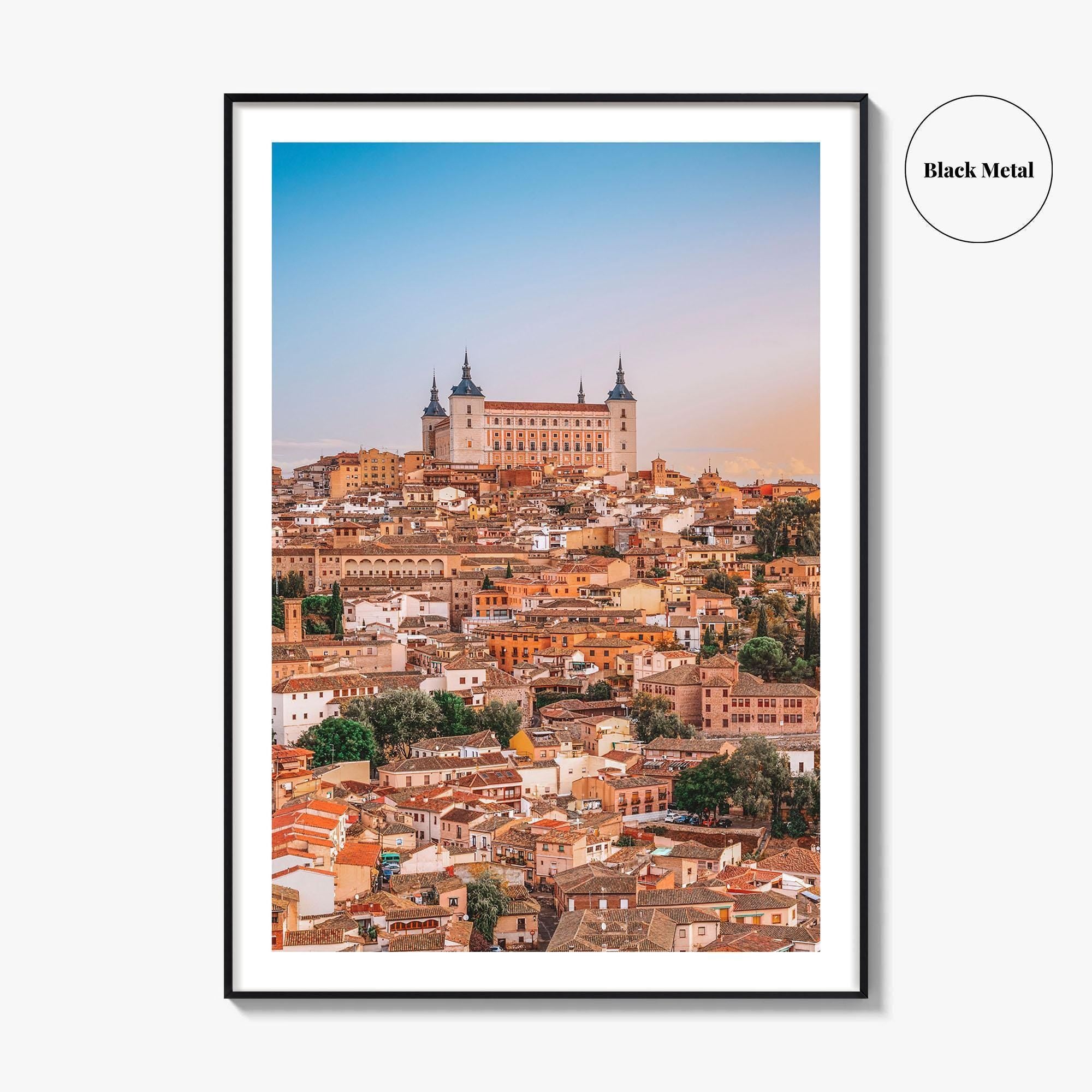 Toledo Spain Skyline Fine Art Photo Print, Tagus River, Wall Decor Poster, Castile-La Mancha