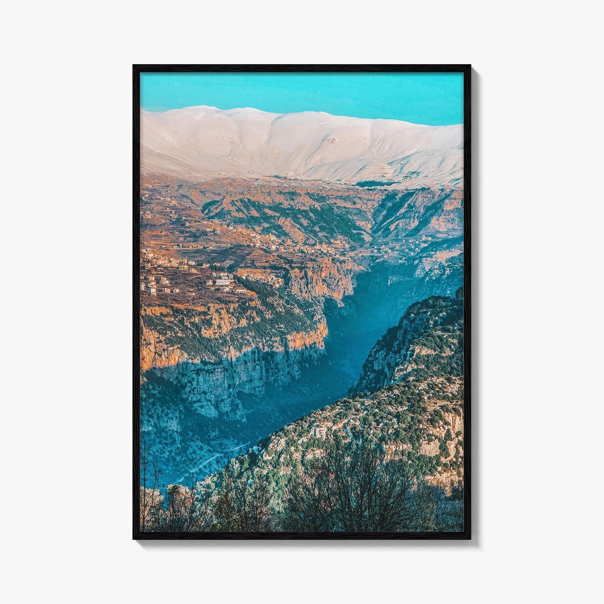 Kadisha Valley Fine Art Photo Print, Bsharri Lebanon Wall Poster, UNESCO World Heritage