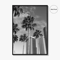 Tampa Skyline Black and White Fine Art Photo Print, Florida, USA, Poster