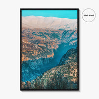 Kadisha Valley Fine Art Photo Print, Bsharri Lebanon Wall Poster, UNESCO World Heritage