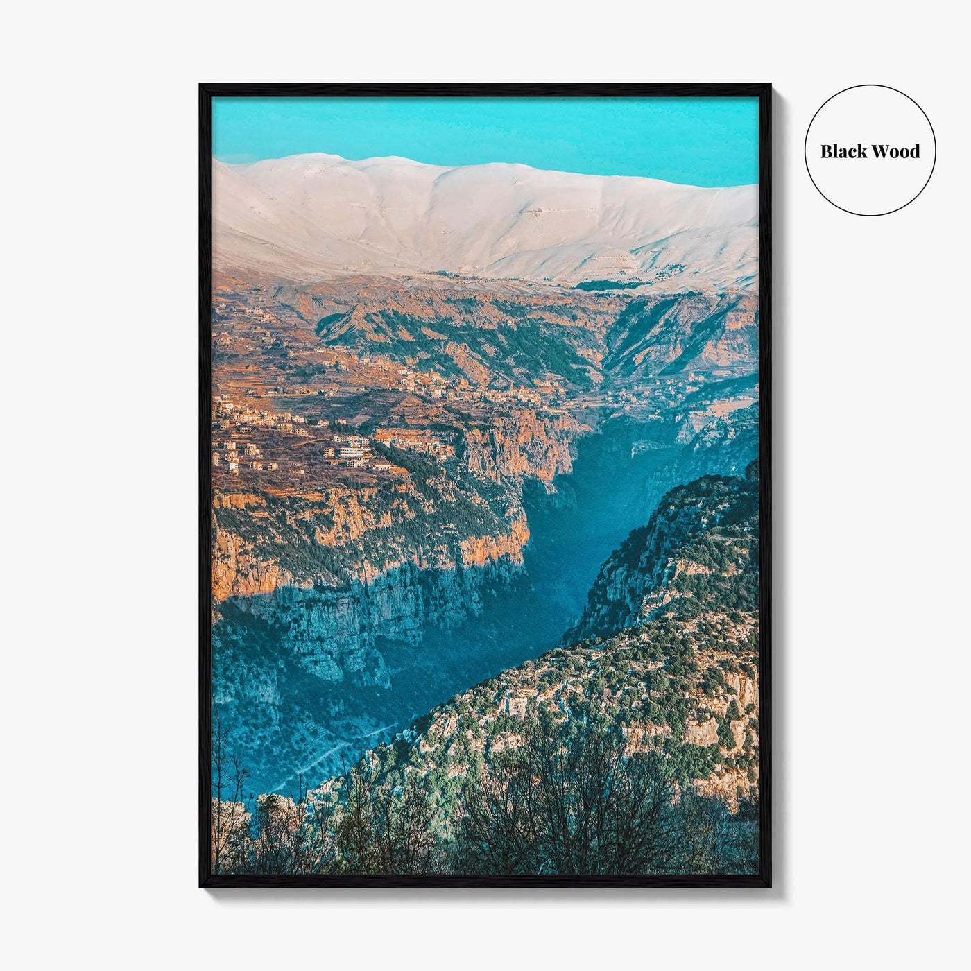 Kadisha Valley Fine Art Photo Print, Bsharri Lebanon Wall Poster, UNESCO World Heritage