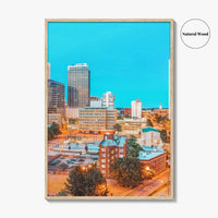Tulsa Skyline Fine Art Photo Print, Downtown, Oklahoma, USA, Wall Poster