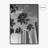 Tampa Skyline Black and White Fine Art Photo Print, Florida, USA, Poster