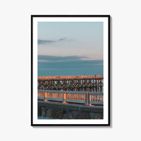 Norwalk Fine Art Photo Print, Calf Pasture Beach, Long Island Sound Connecticut USA Poster