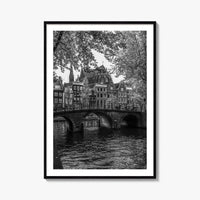 Amsterdam Black and White Fine Art Photo Print, Netherlands Poster, Holland Wall Decor