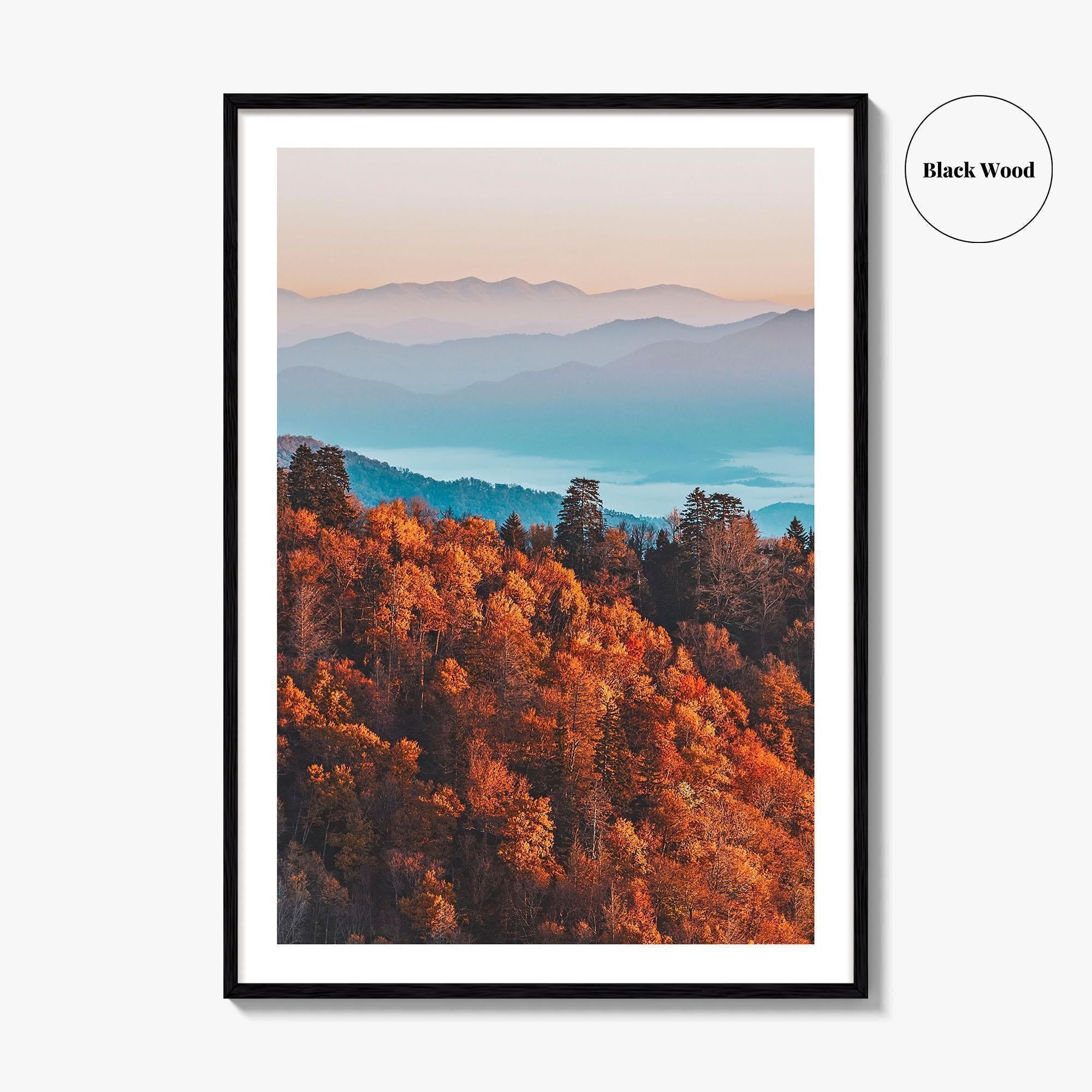 Great Smoky Mountains National Park Fine Art Photo Print, Gatlinburg Tennessee USA Poster
