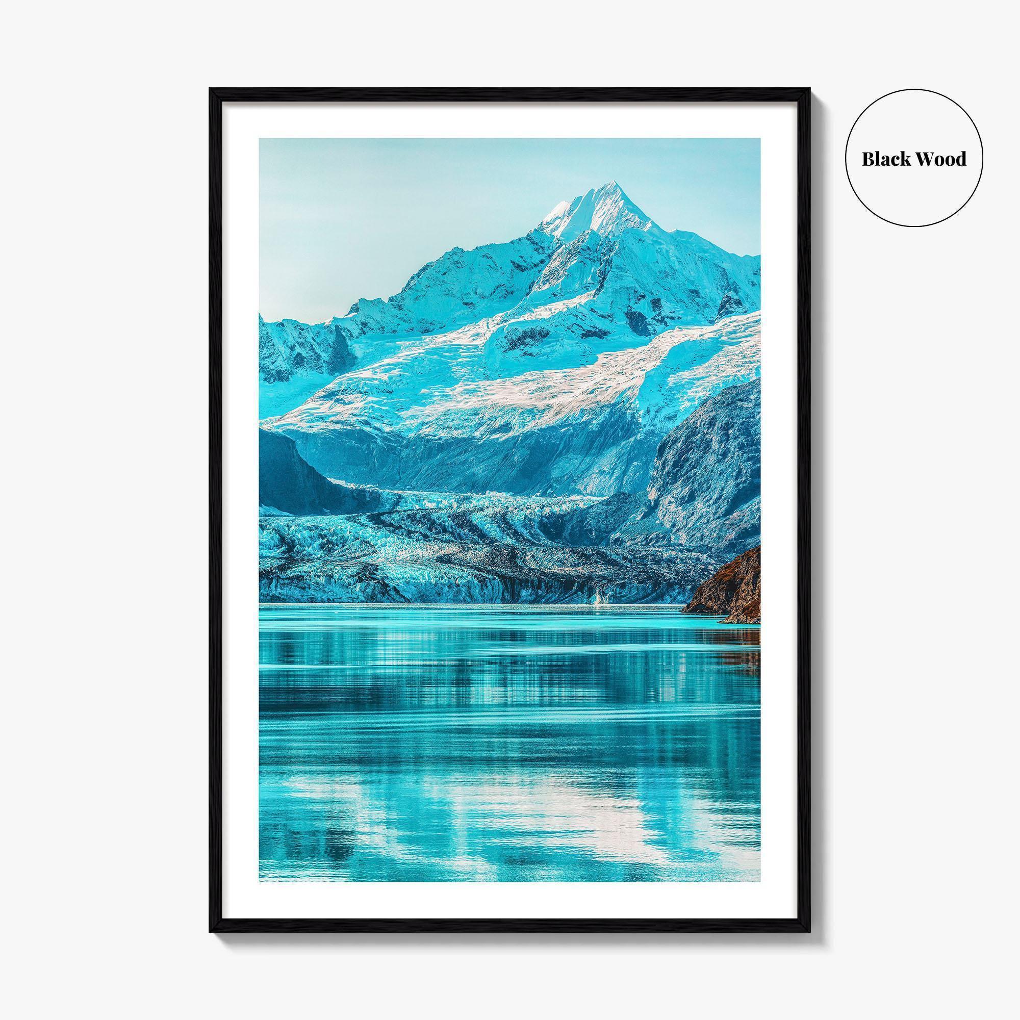 Glacier Bay National Park Alaska Fine Art Photo Print, Johns Hopkins Glacier, USA