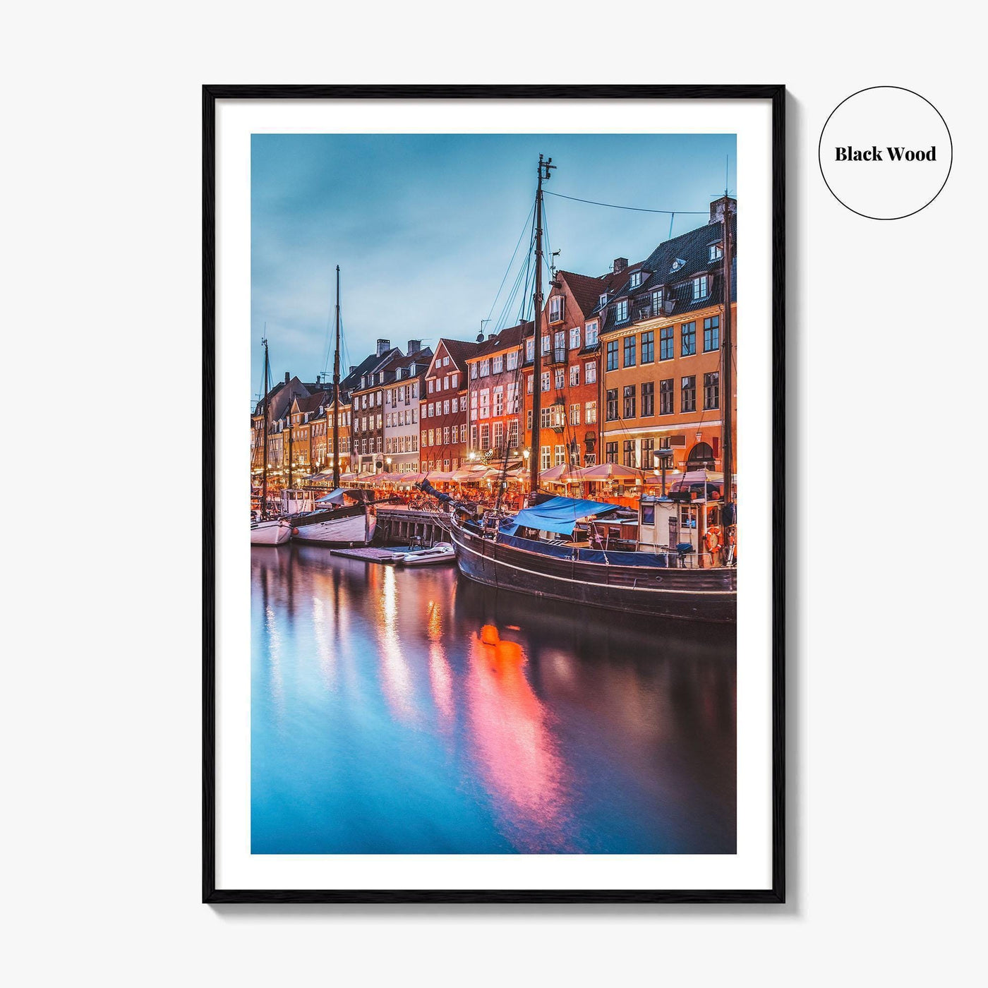 Copenhagen Fine Art Photo Print, Nyhavn Canal, Denmark, København, Photo Poster