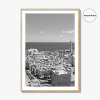 Bari Black and White Fine Art Photo Print, Basilica San Nicola Puglia Italy Poster
