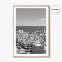 Bari Black and White Fine Art Photo Print, Basilica San Nicola Puglia Italy Poster