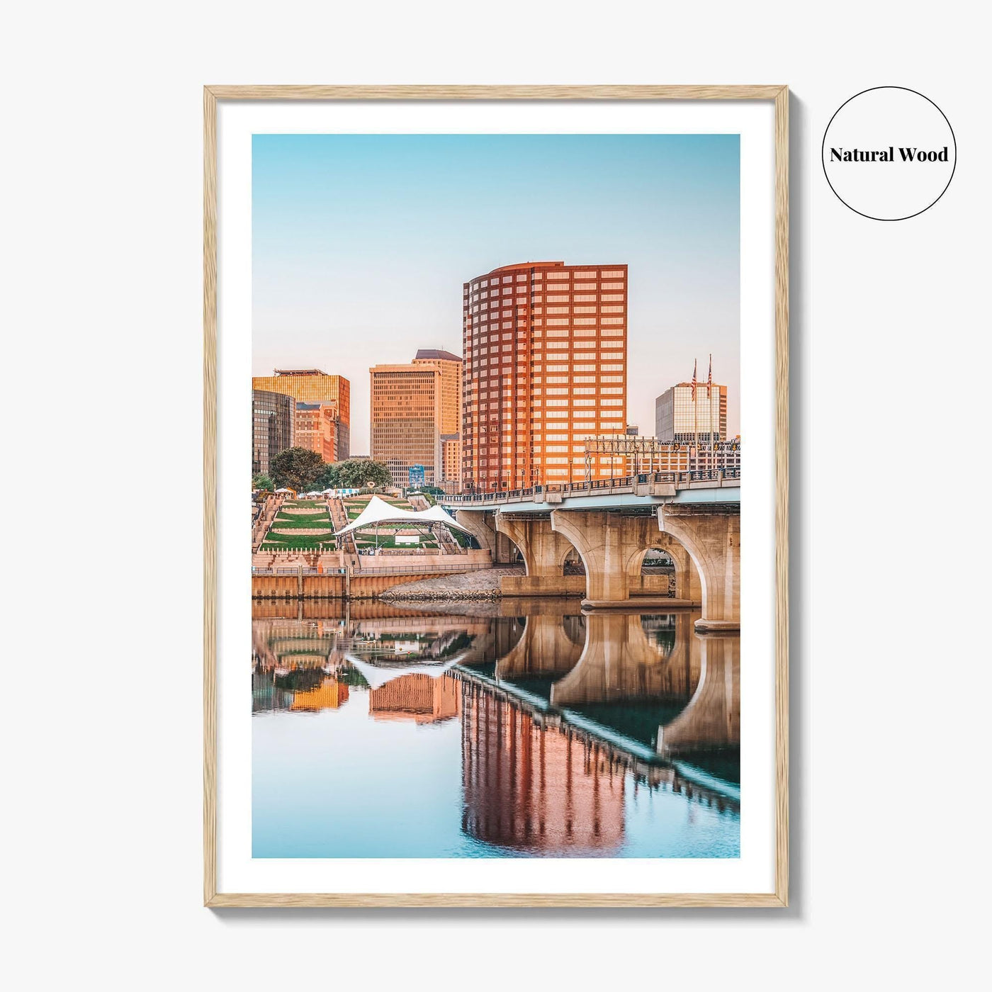 Hartford Skyline Fine Art Photo Print, City Poster, Connecticut CT USA