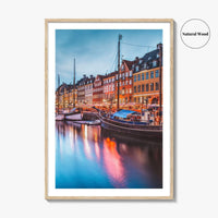 Copenhagen Fine Art Photo Print, Nyhavn Canal, Denmark, København, Photo Poster