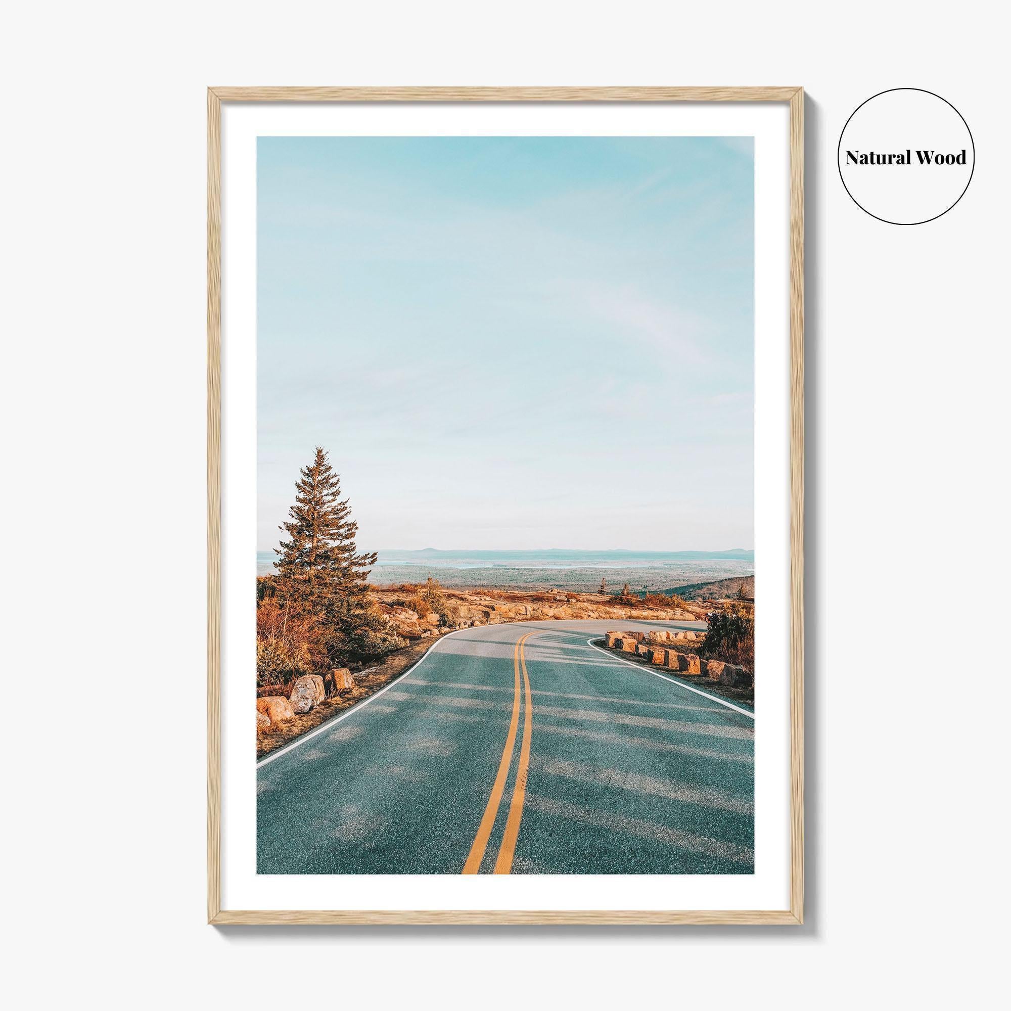 Cadillac Mountain Fine Art Photo Print, Acadia National Park, Bar Harbor, Maine Wall Art