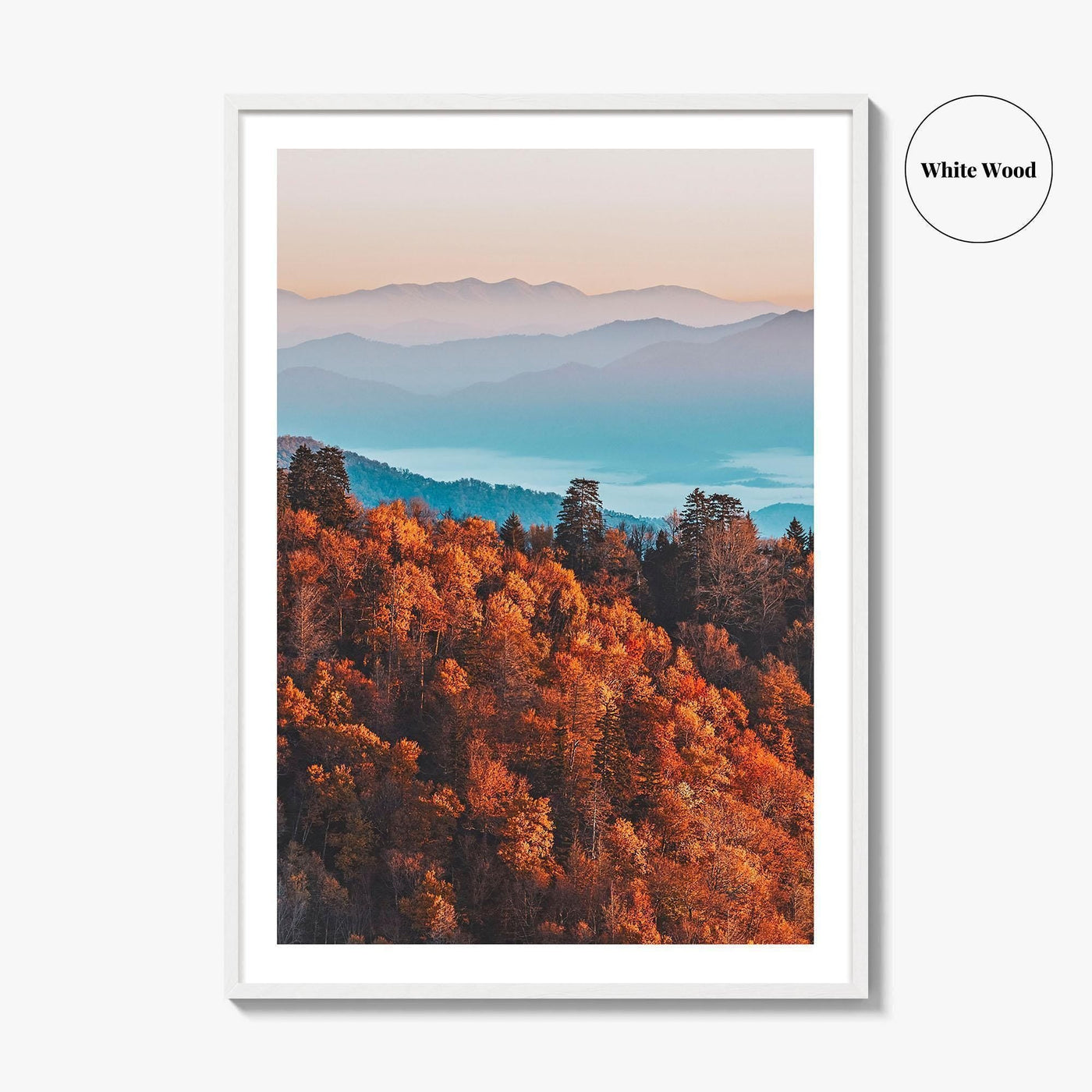 Great Smoky Mountains National Park Fine Art Photo Print, Gatlinburg Tennessee USA Poster