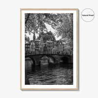 Amsterdam Black and White Fine Art Photo Print, Netherlands Poster, Holland Wall Decor