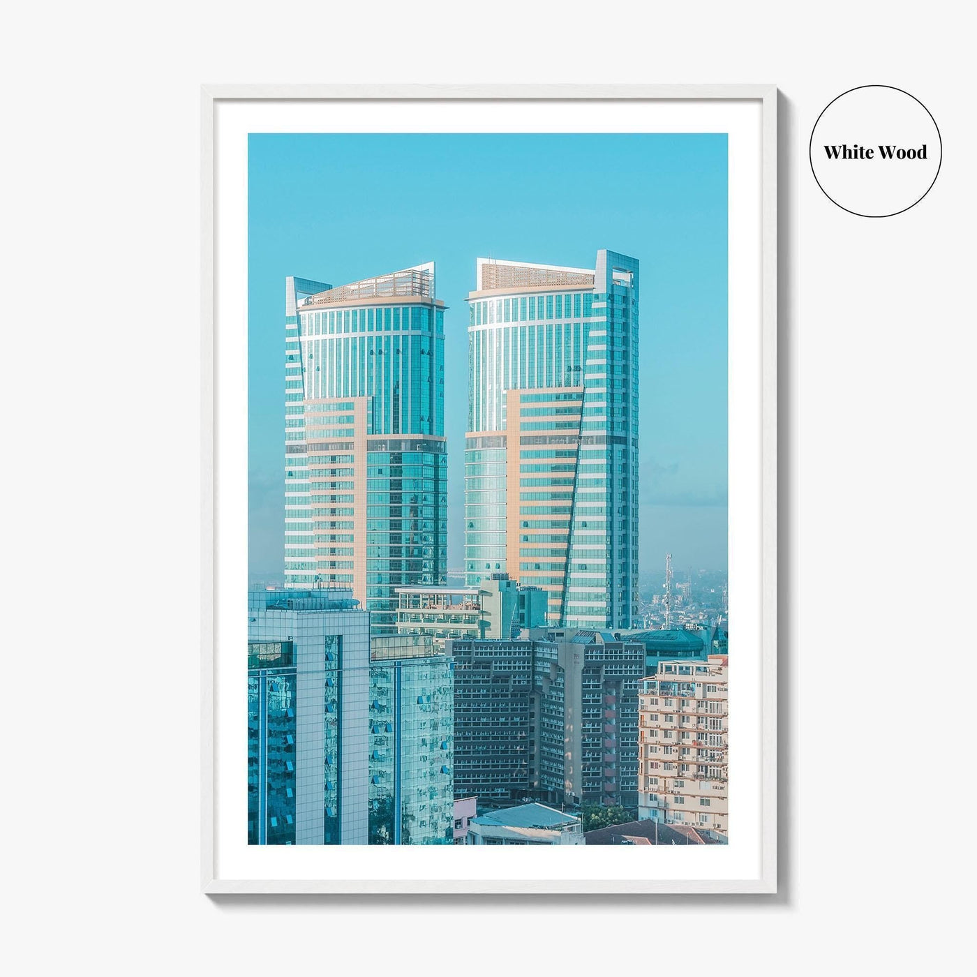 Dar es Salaam Skyline Fine Art Photo Print, Tanzania Wall Poster
