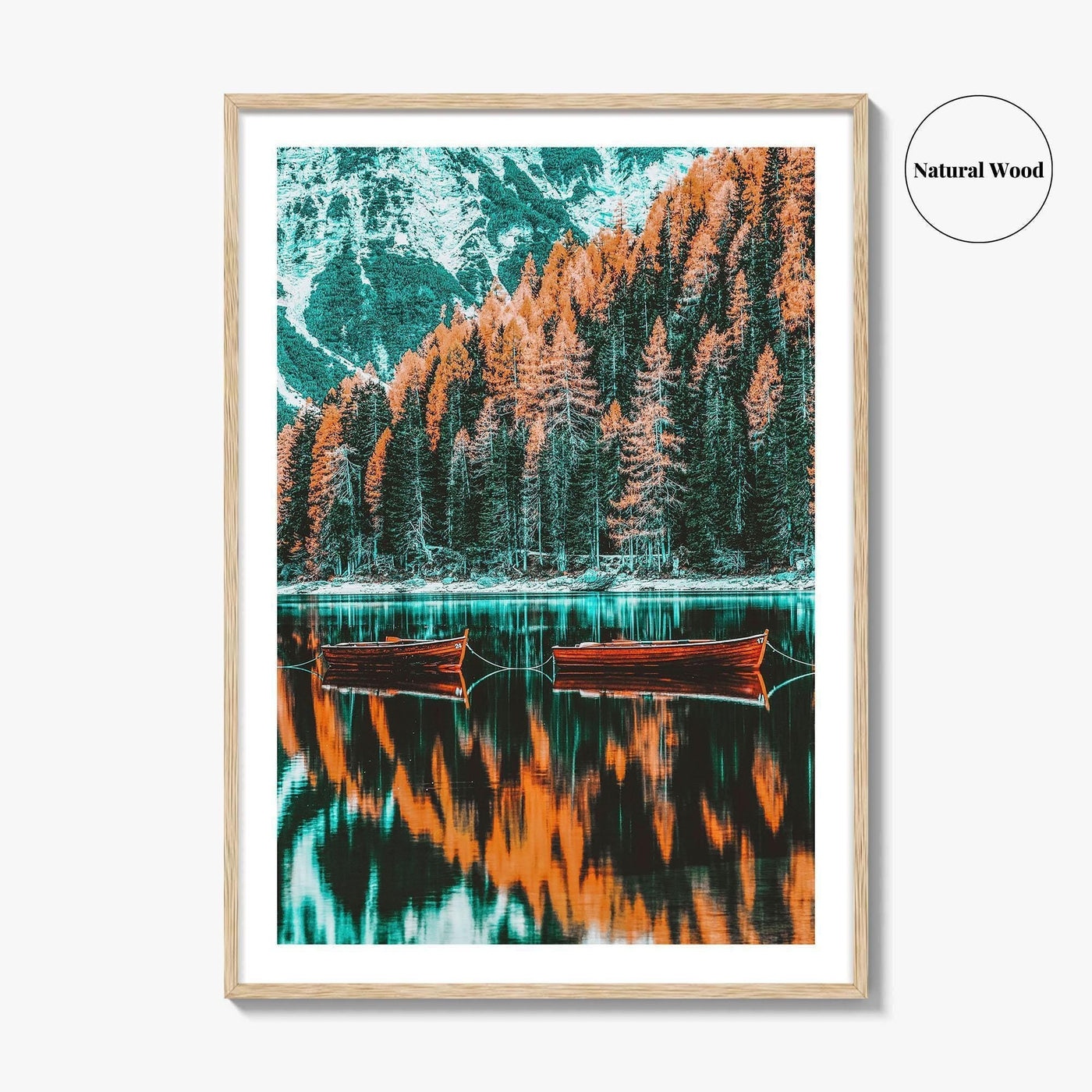 Lago di Braies Fine Art Photo Print, Dolomites, South Tyrol Italy, Italian Alps, Sudtirol