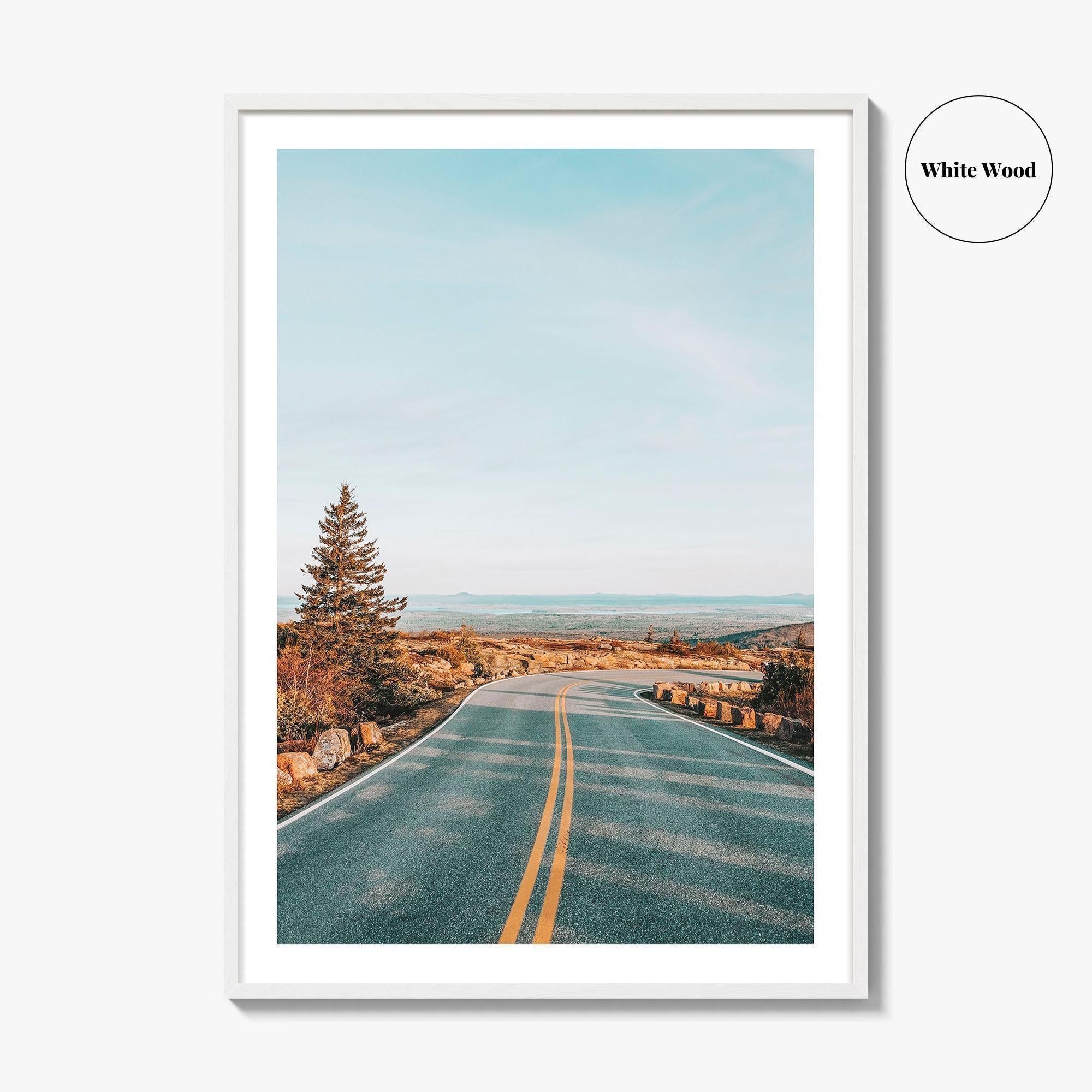 Cadillac Mountain Fine Art Photo Print, Acadia National Park, Bar Harbor, Maine Wall Art