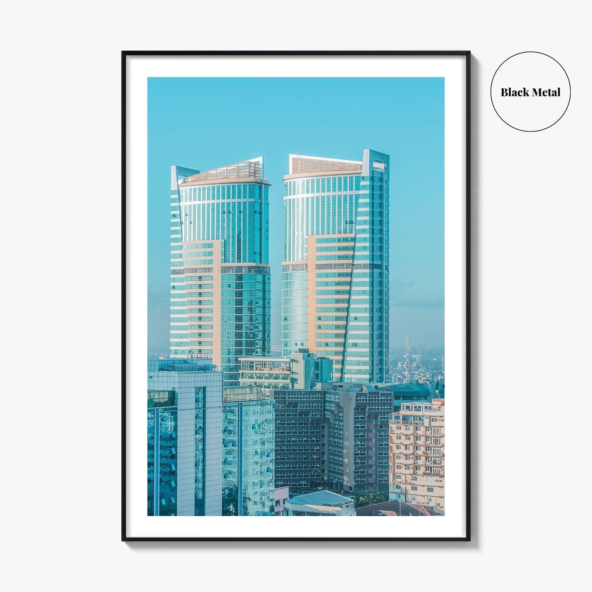 Dar es Salaam Skyline Fine Art Photo Print, Tanzania Wall Poster