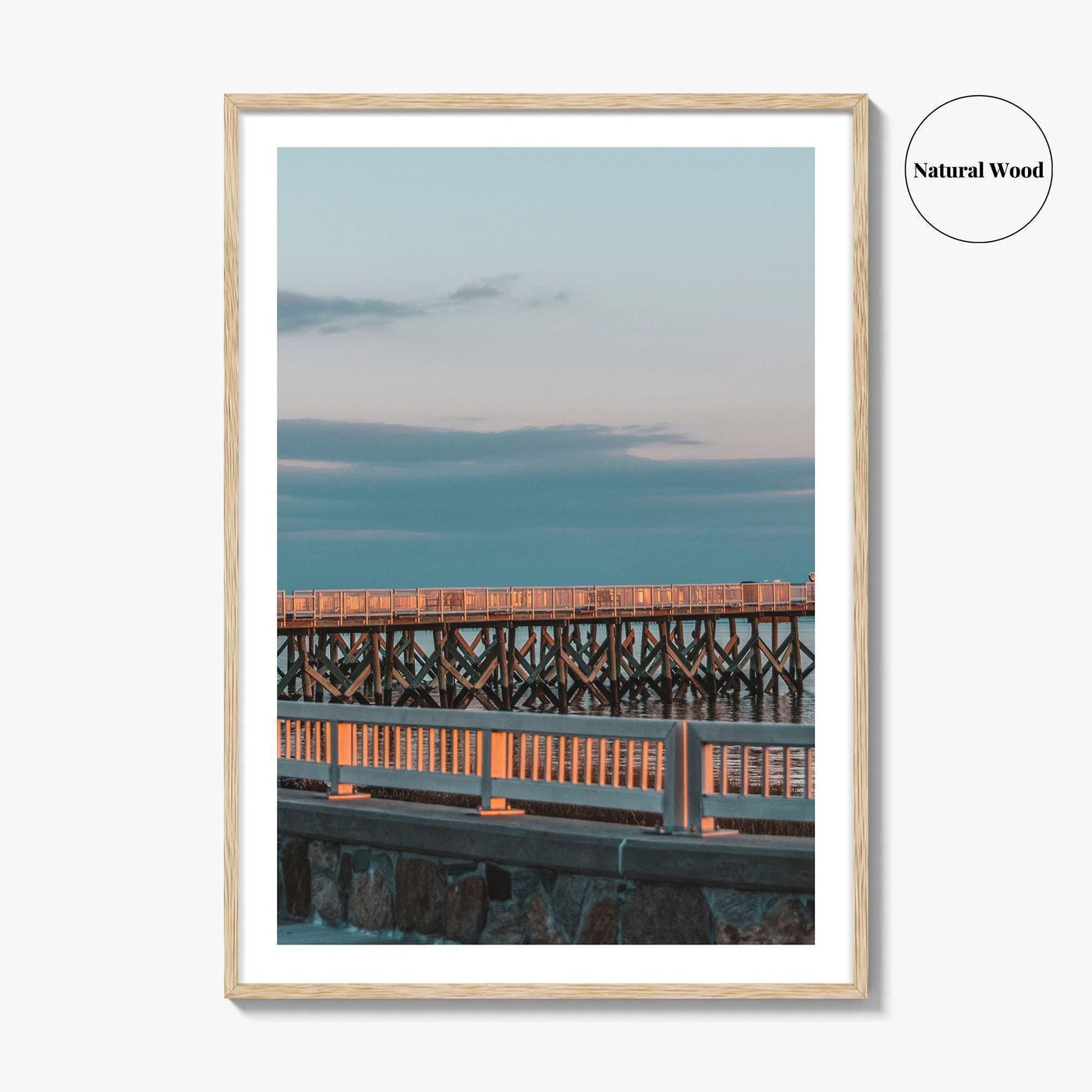 Norwalk Fine Art Photo Print, Calf Pasture Beach, Long Island Sound Connecticut USA Poster