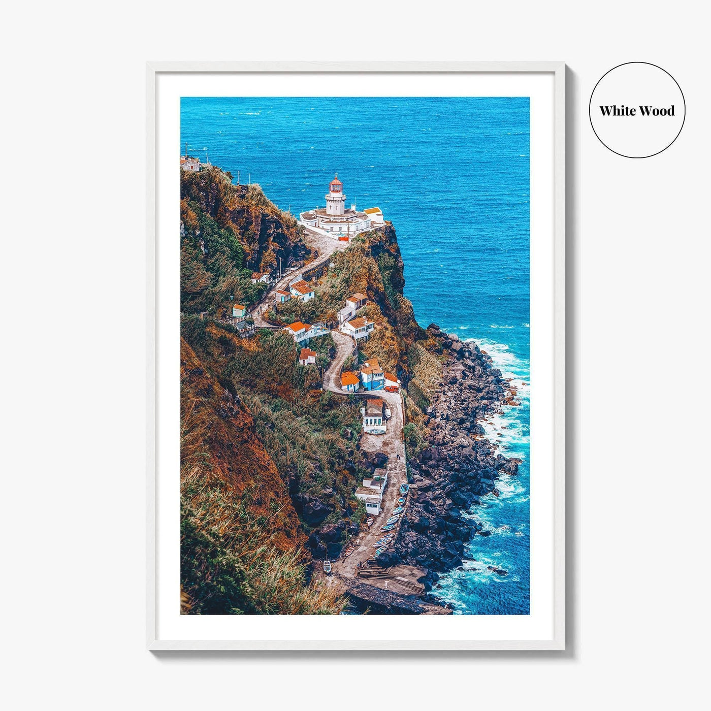 Azores Fine Art Photo Print, Sao Miguel Island, Nordeste, Ponta do Arnel Lighthouse, Portugal
