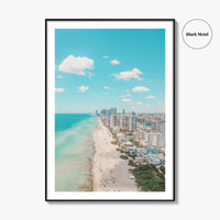 Hollywood Beach Fine Art Photo Print, Hallandale Beach, Florida USA Wall Decor Poster
