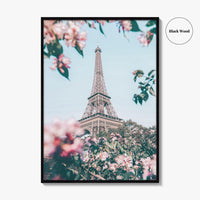 Eiffel Tower White Fine Art Photo Print, Paris France Poster, Île-de-France
