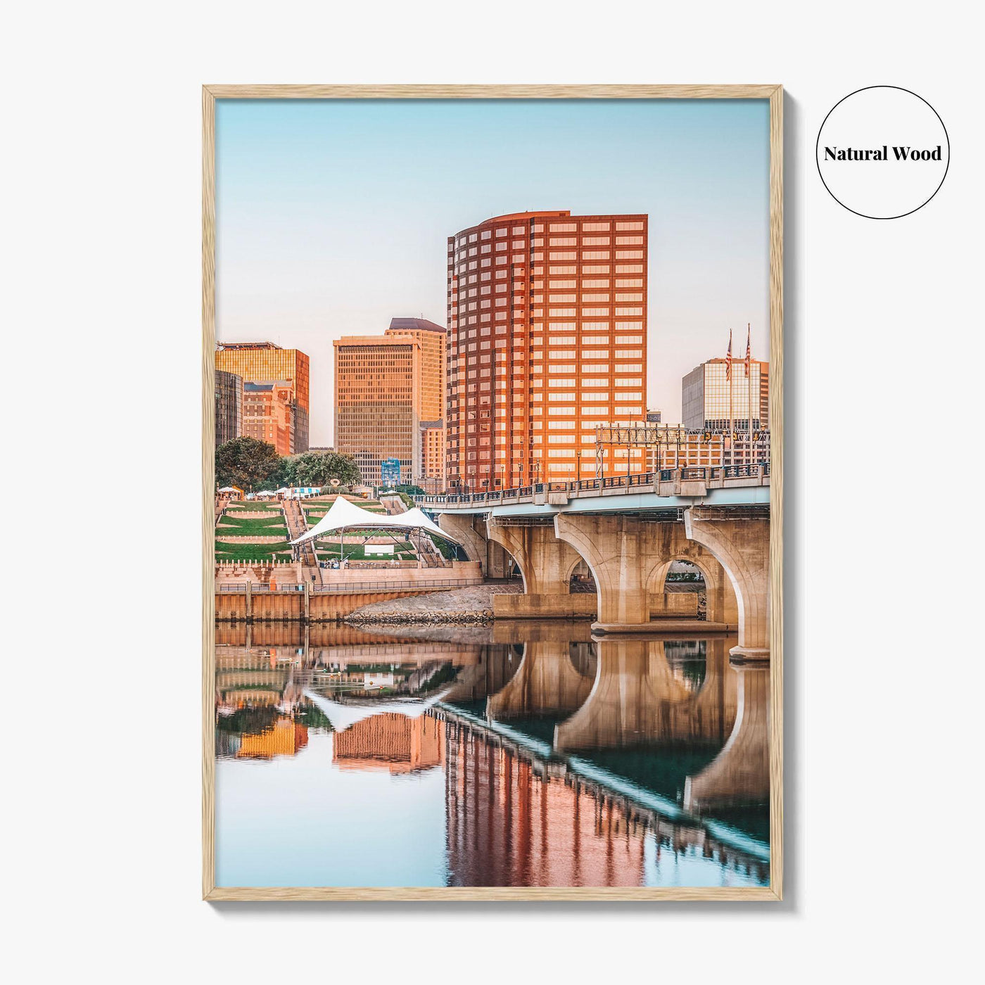 Hartford Skyline Fine Art Photo Print, City Poster, Connecticut CT USA