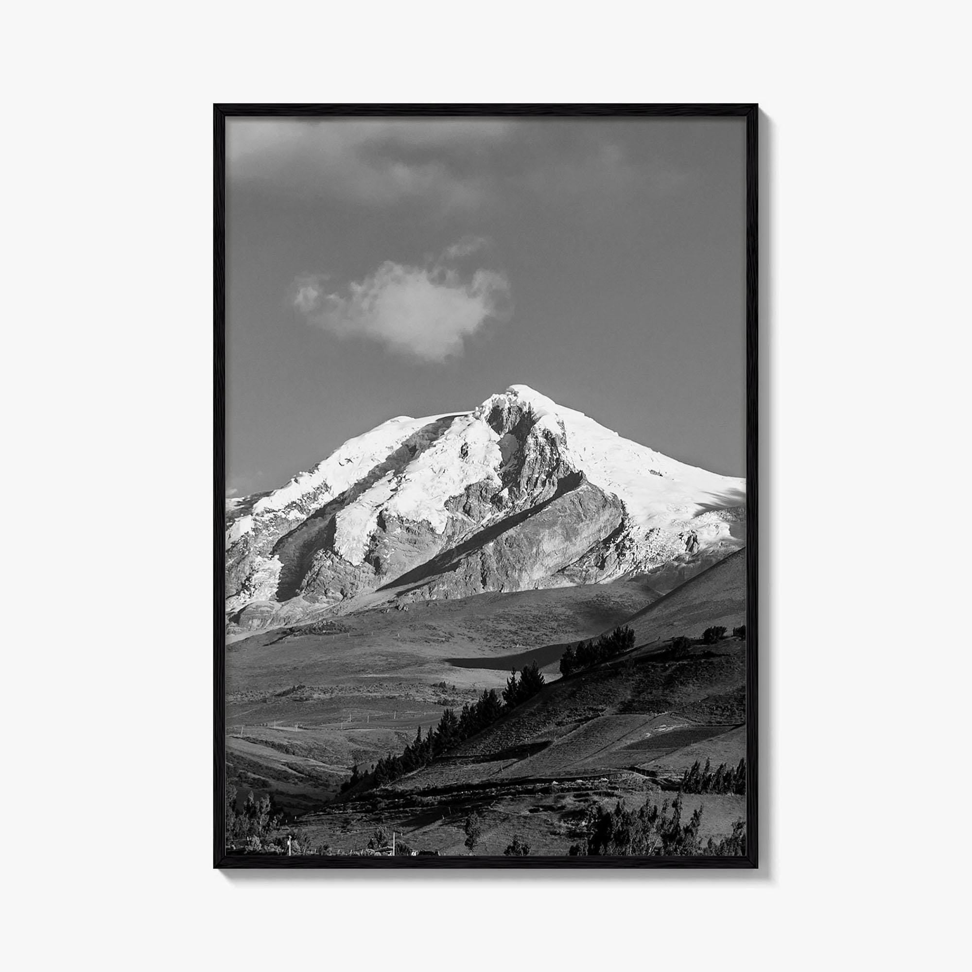 Ecuador Black and White Fine Art Photo Print, South America Wall Art Poster