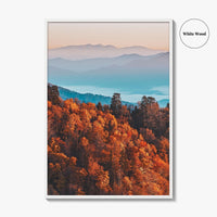 Great Smoky Mountains National Park Fine Art Photo Print, Gatlinburg Tennessee USA Poster